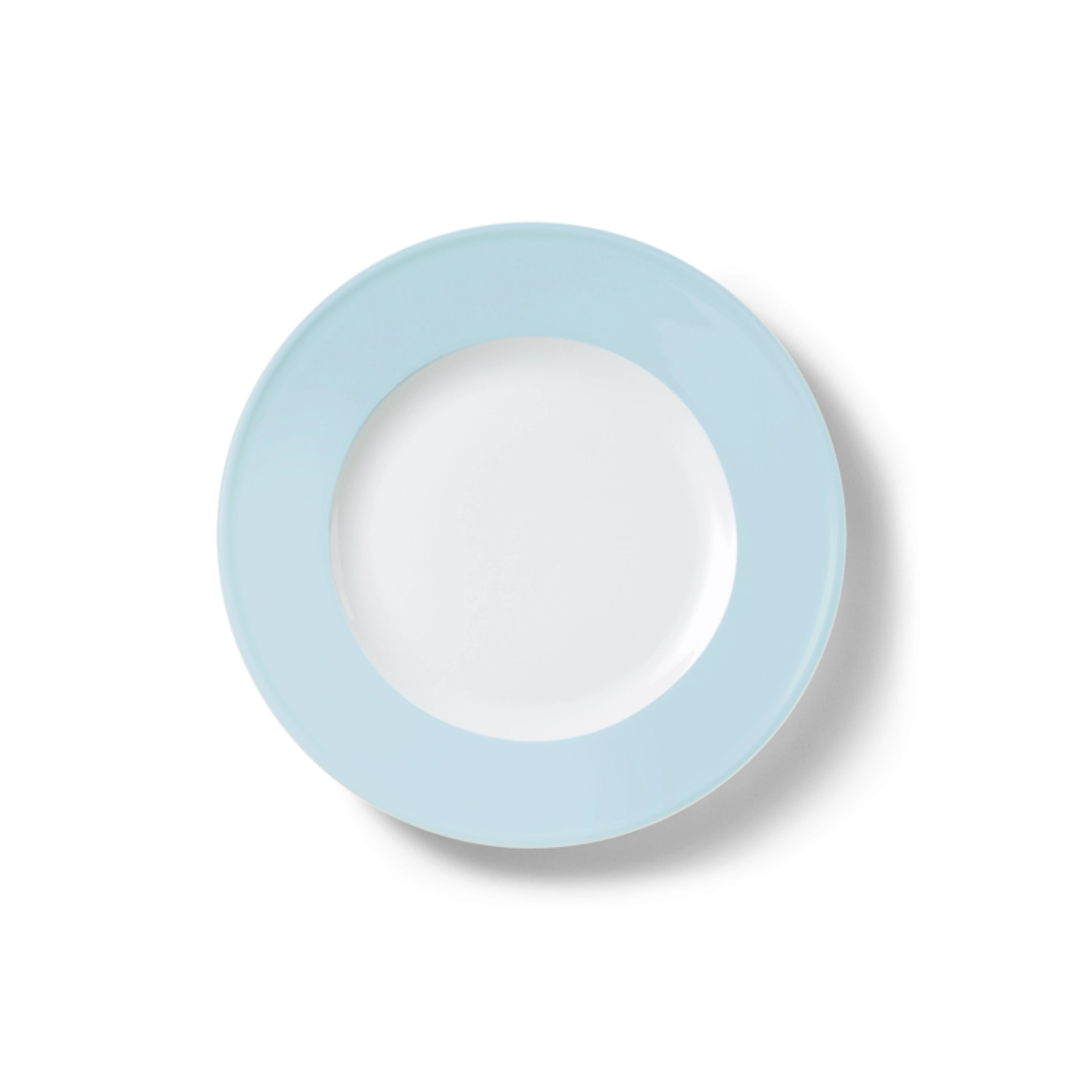 Solid Color Assiette plate 21 cm drapeau bleu glacier