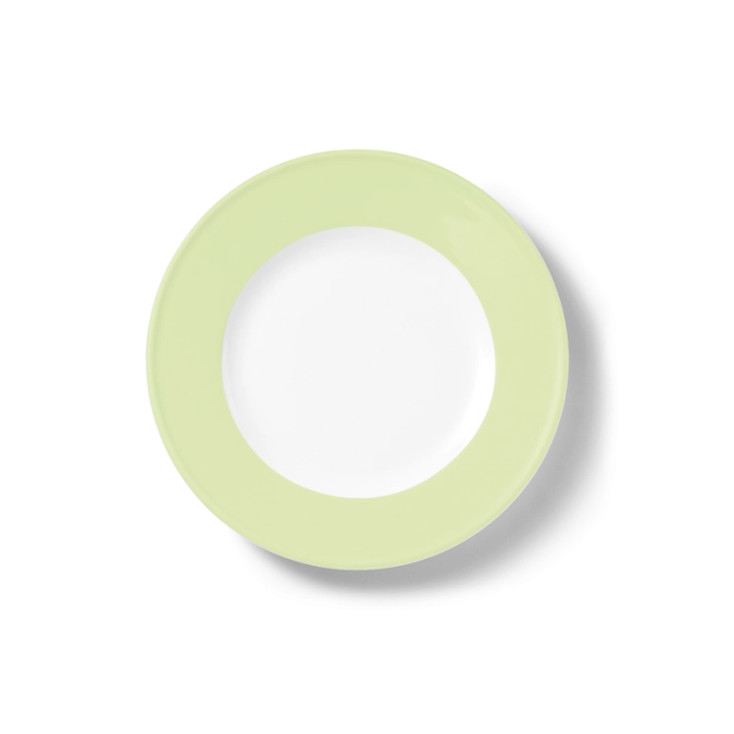 Solid Color Assiette plate 21 cm drapeau pistache