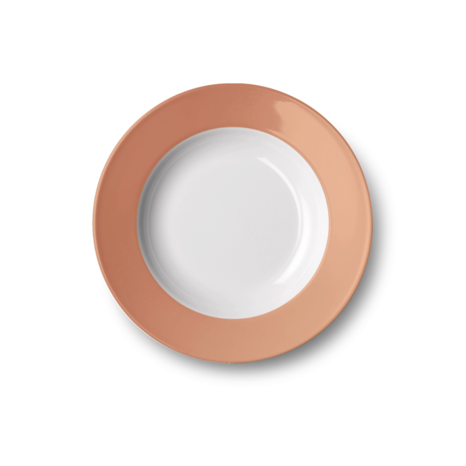 Solid Color Assiette creuse 23 cm drapeau blush