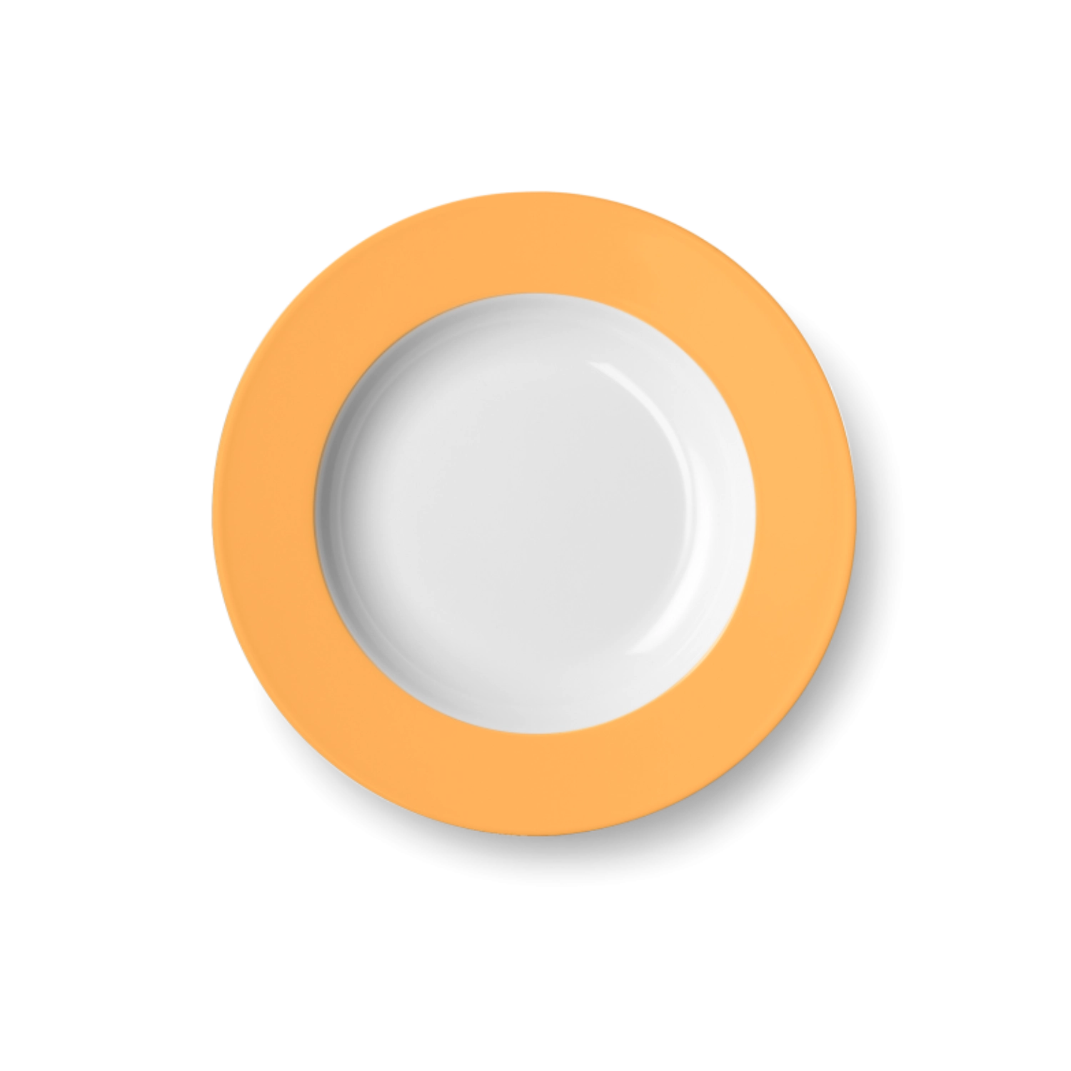 Solid Color Assiette creuse 23 cm drapeau mandarine