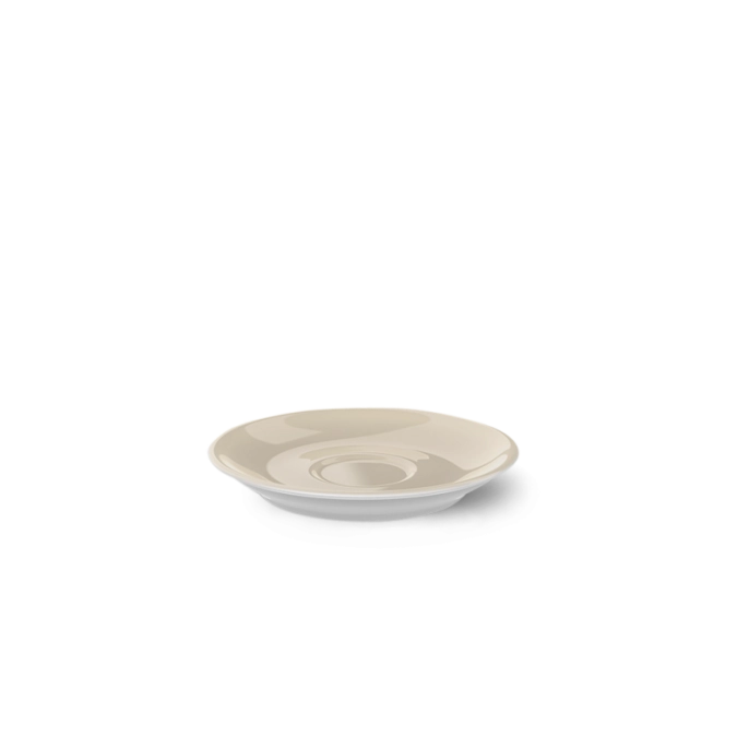 Solid Color Espresso Soucoupe classico sable