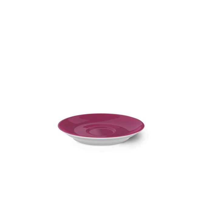 Solid Color Espresso Soucoupe classico framboise