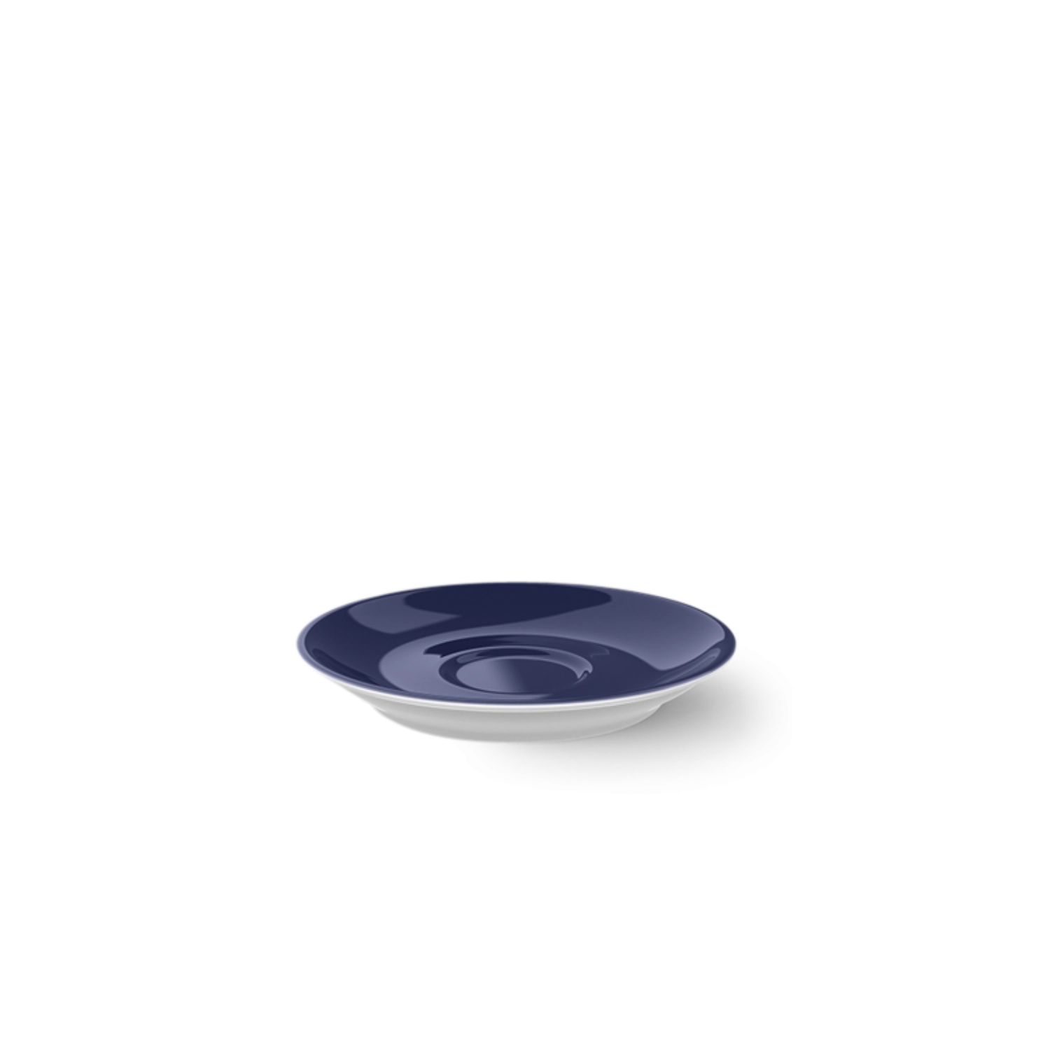 Solid Color Espresso Soucoupe classico marine