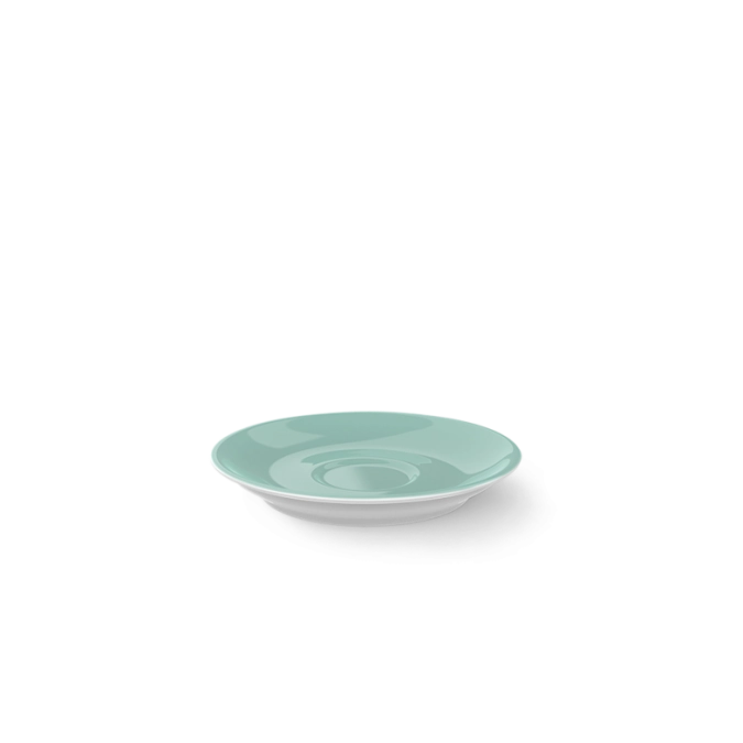 Solid Color Espresso Soucoupe classico turquoise