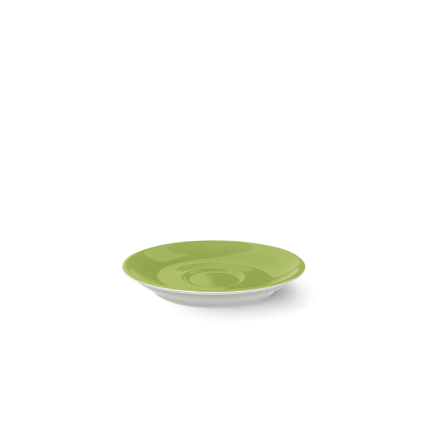 Solid Color Espresso Soucoupe classico vert maïs