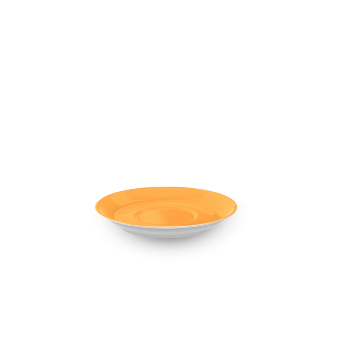 Solid Color Espresso Soucoupe classico mandarine