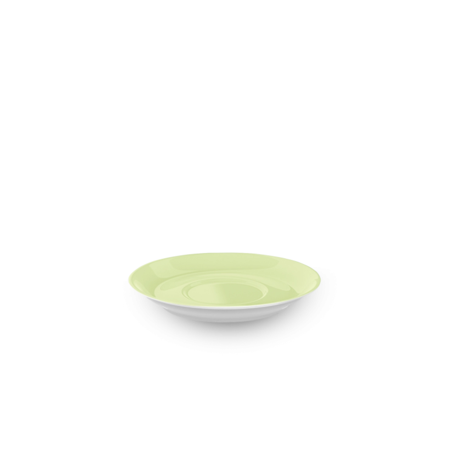 Solid Color Espresso Soucoupe classico pistache