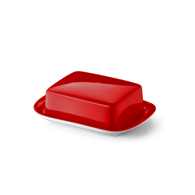 Solid Color Butterdose rouge vif