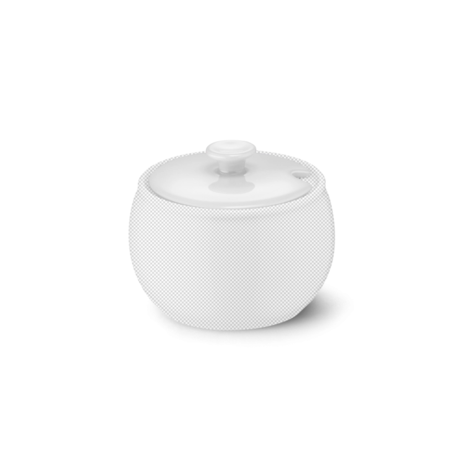 Solid Color Deckel Zuckerdose
