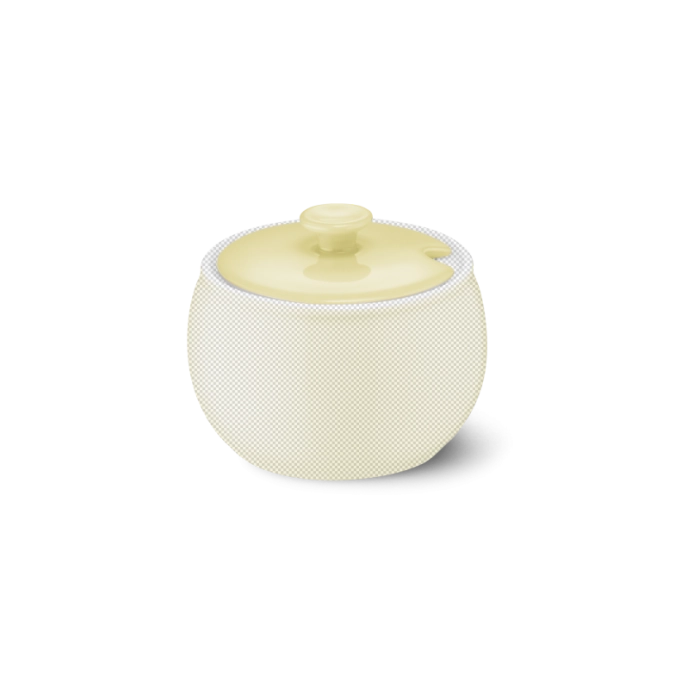 Solid Color Deckel Zuckerdose