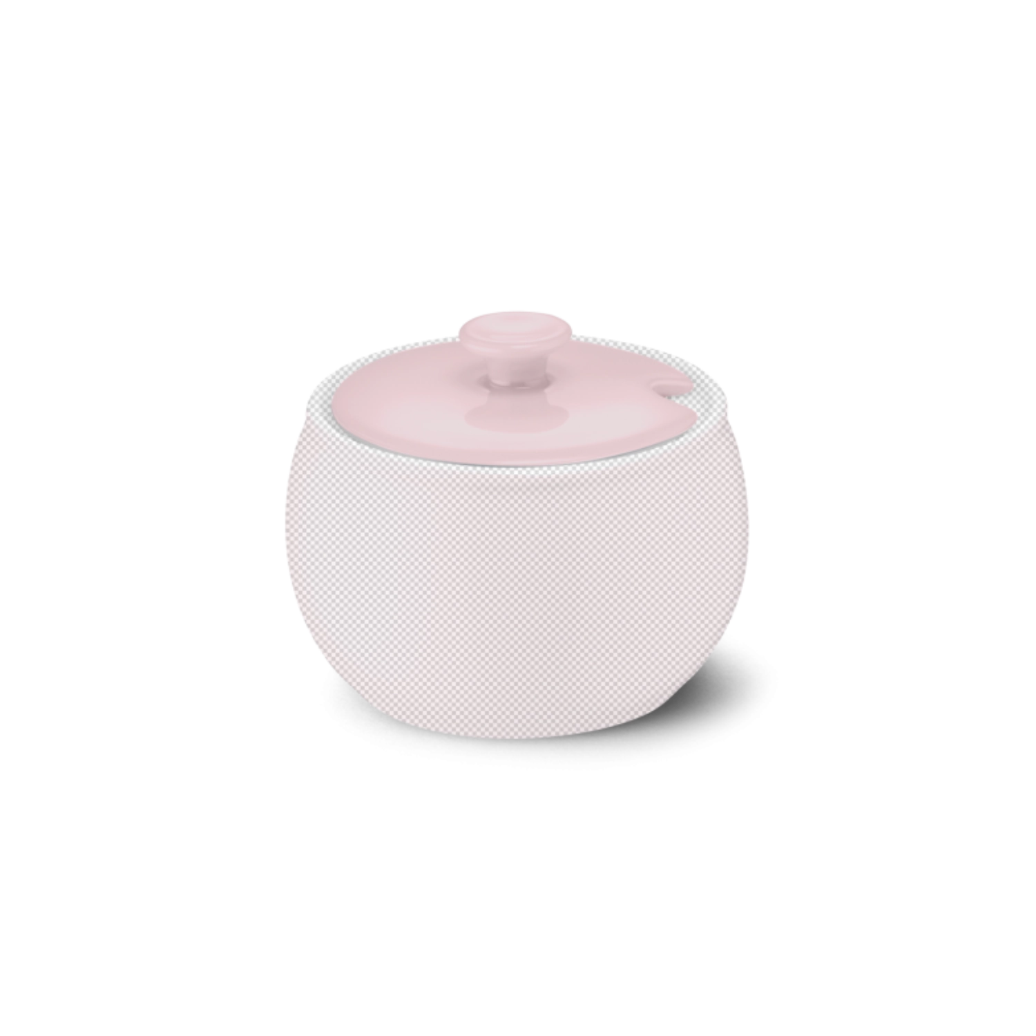 Solid Color Deckel Zuckerdose