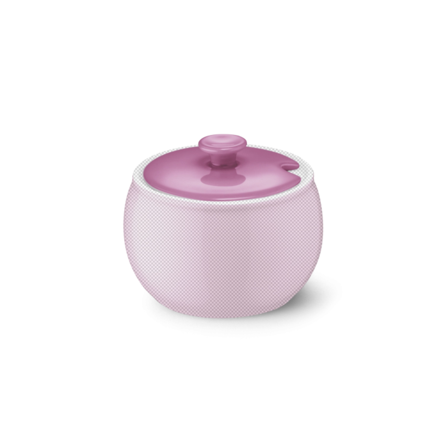 Solid Color Deckel Zuckerdose