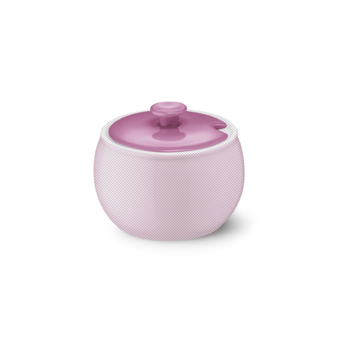 Solid Color Deckel Zuckerdose