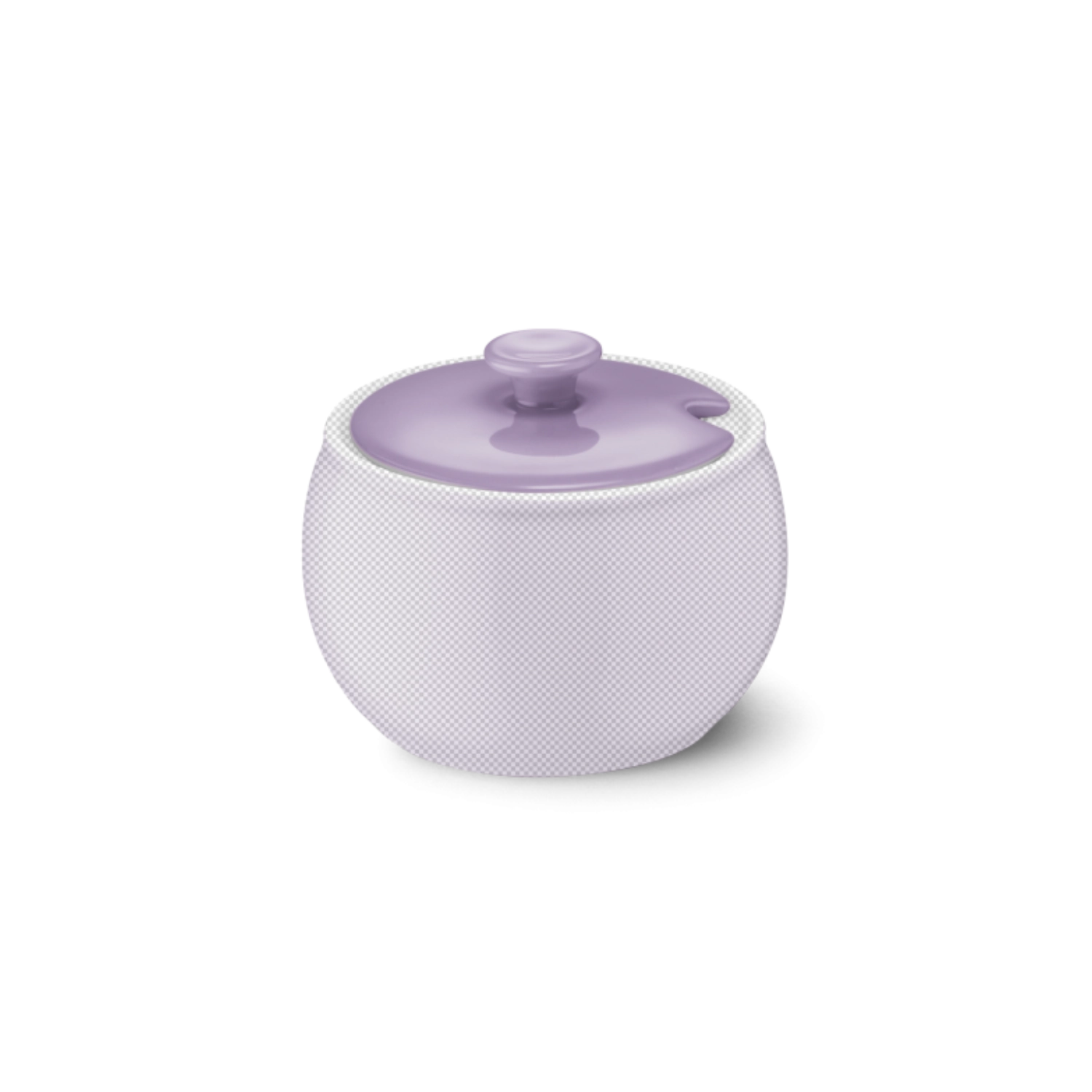 Solid Color Deckel Zuckerdose
