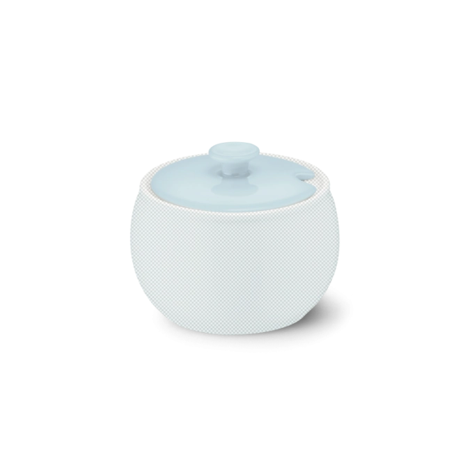 Solid Color Deckel Zuckerdose