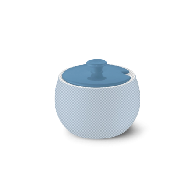 Solid Color Deckel Zuckerdose