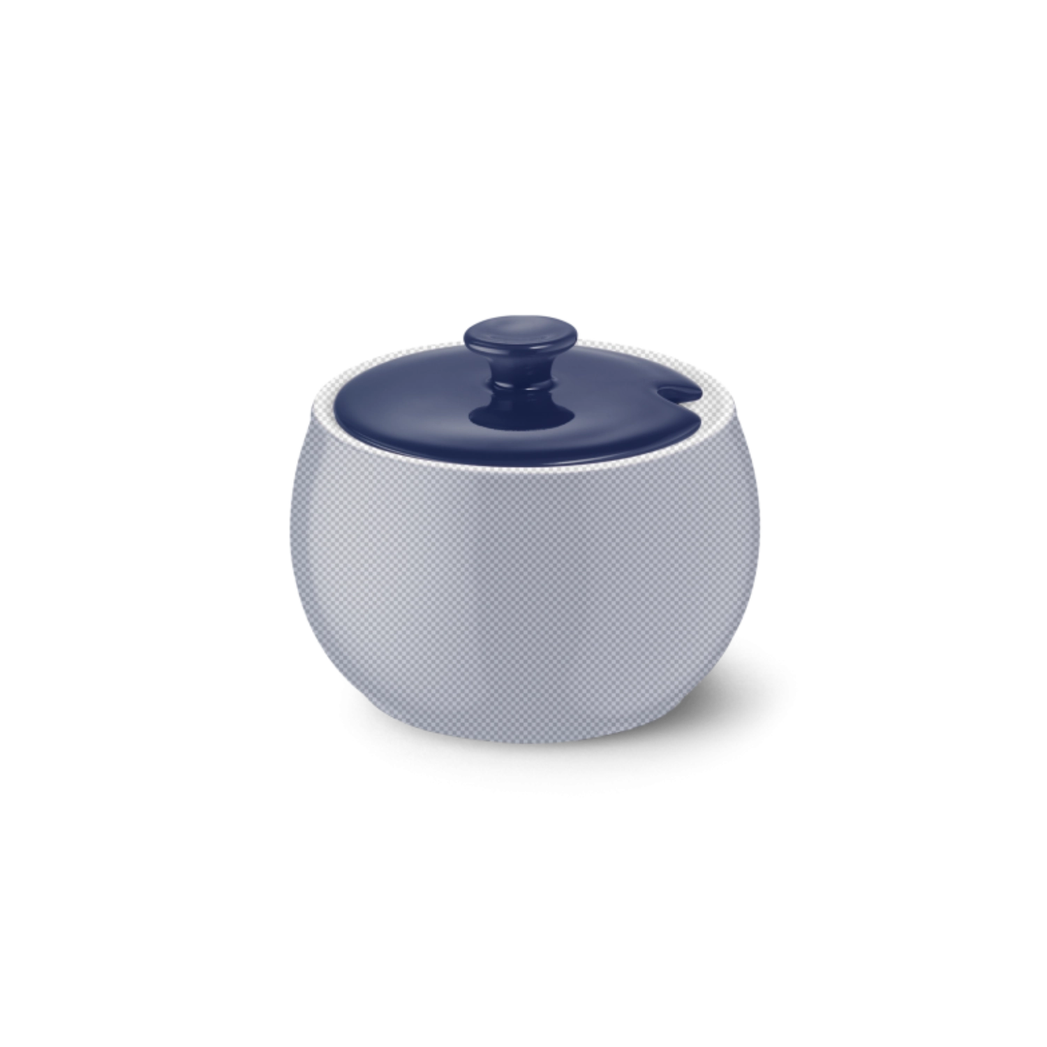 Solid Color Deckel Zuckerdose