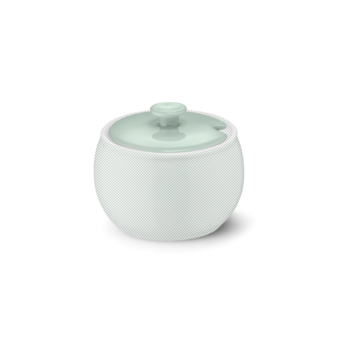 Solid Color Deckel Zuckerdose