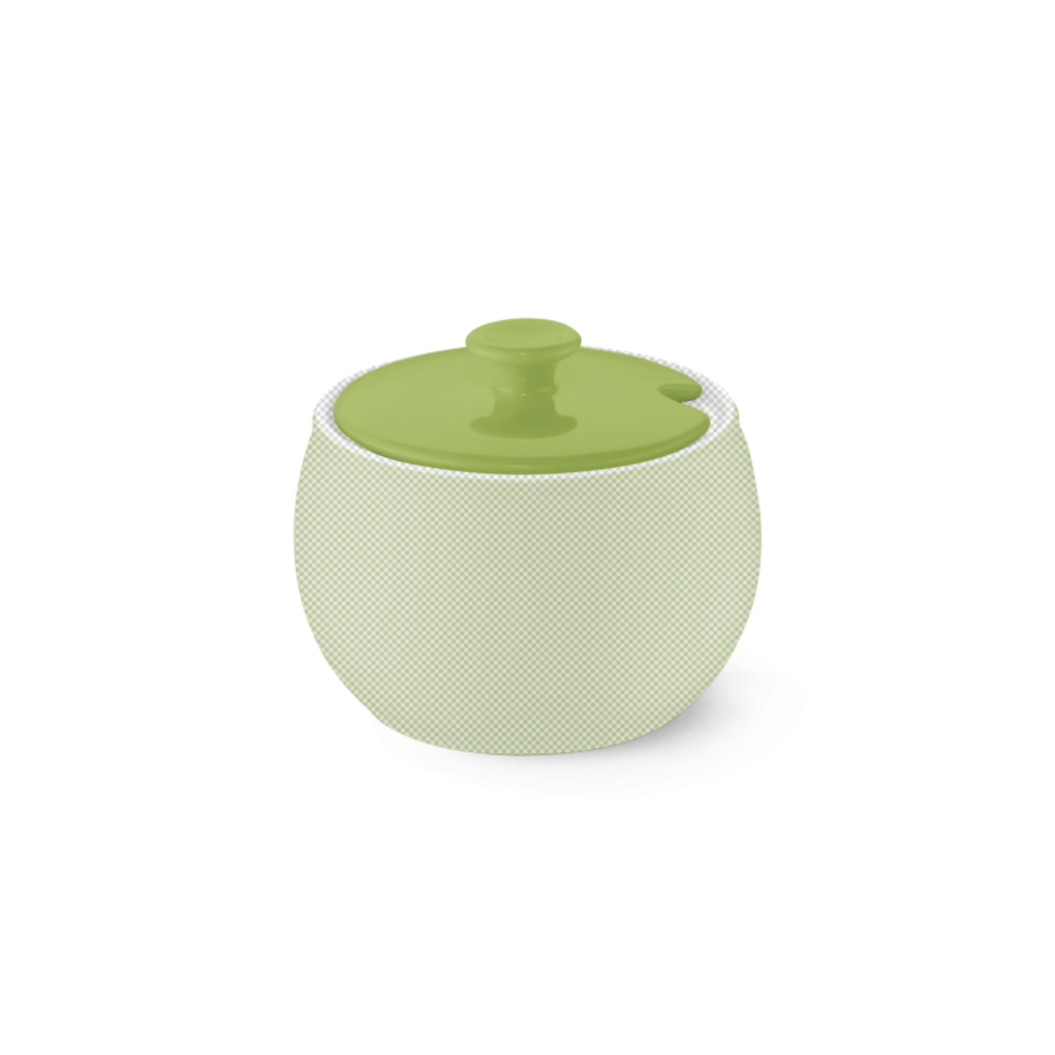 Solid Color Deckel Zuckerdose
