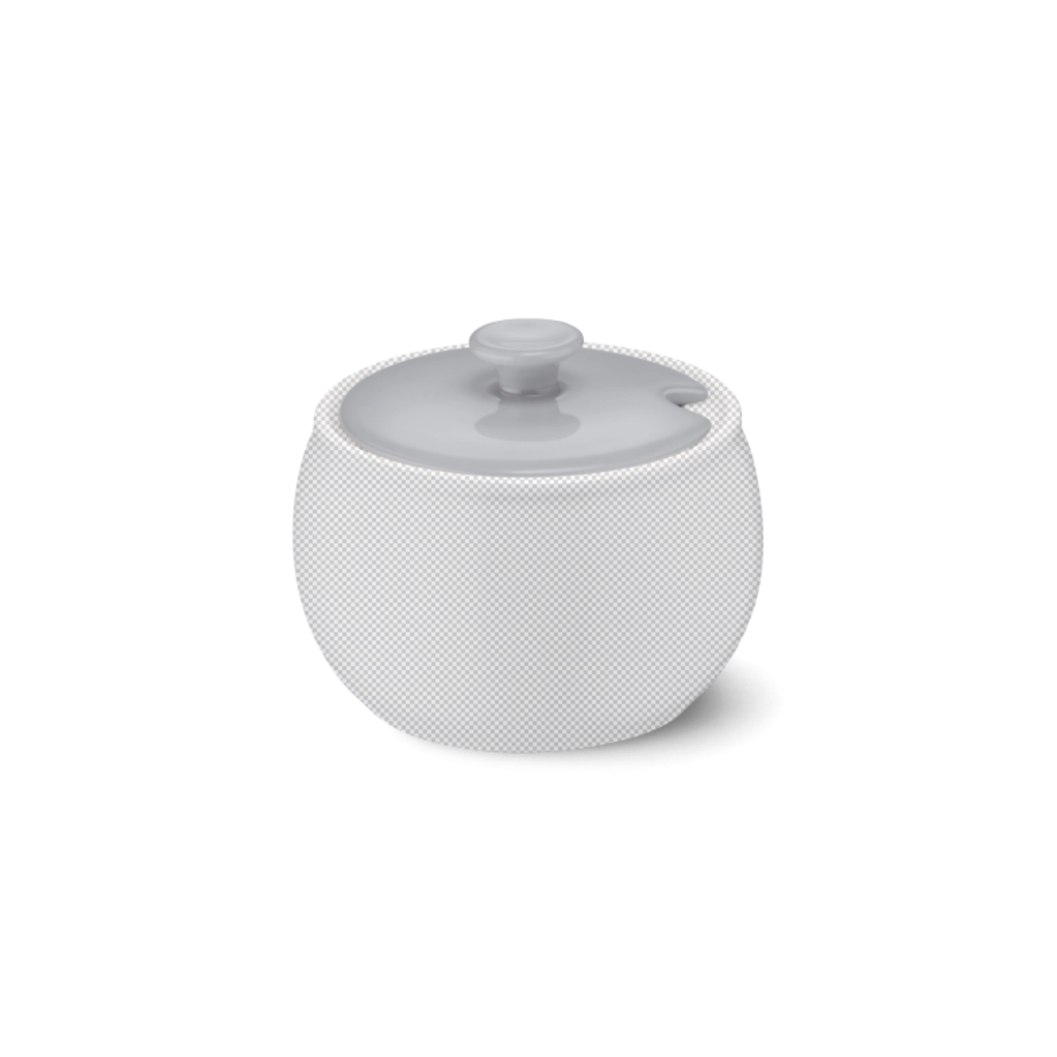 Solid Color Deckel Zuckerdose