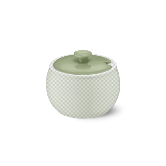 Solid Color Deckel Zuckerdose