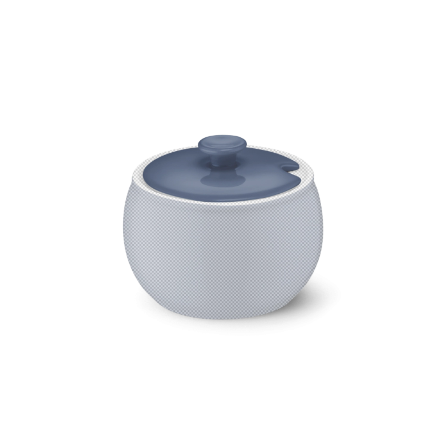 Solid Color Deckel Zuckerdose