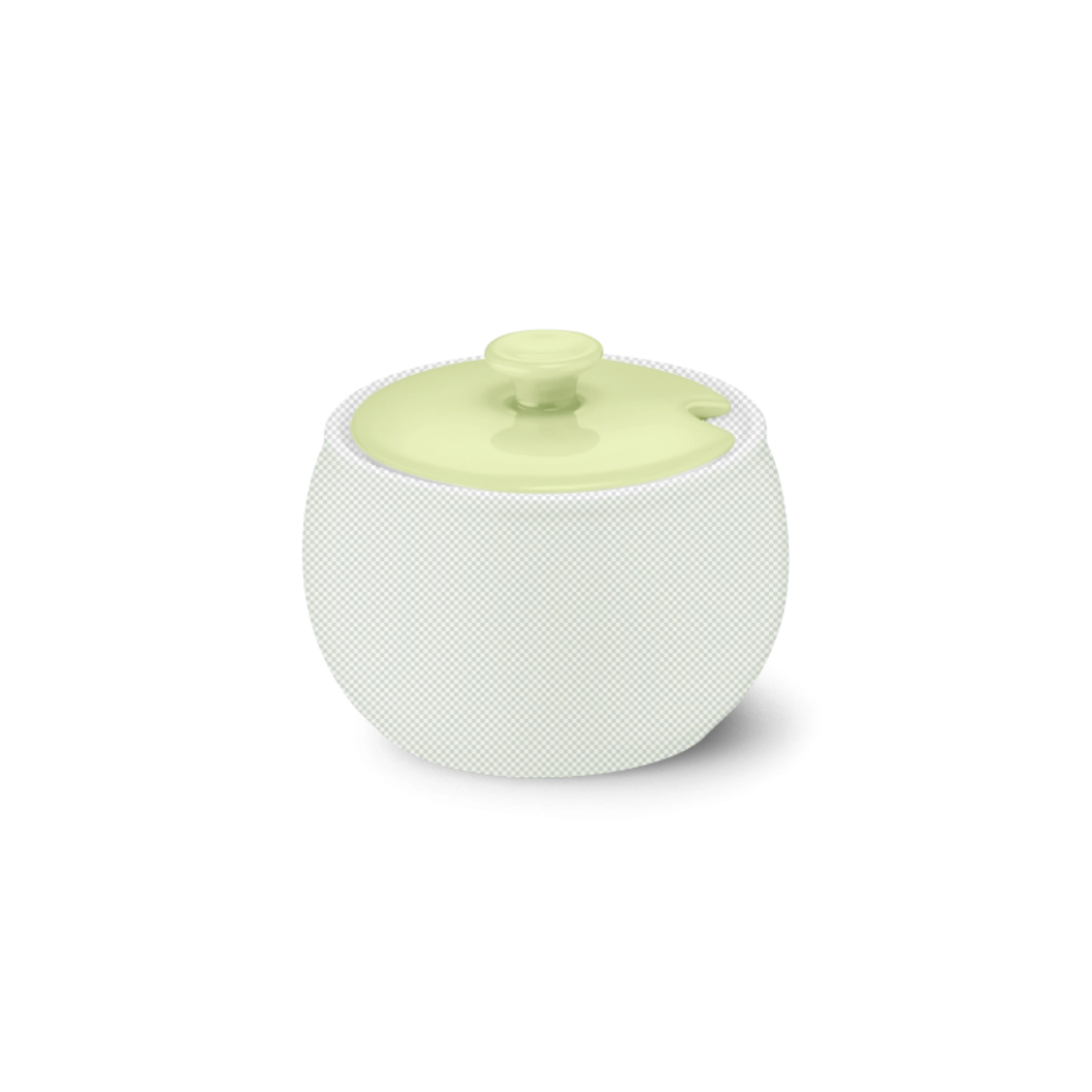 Solid Color Deckel Zuckerdose