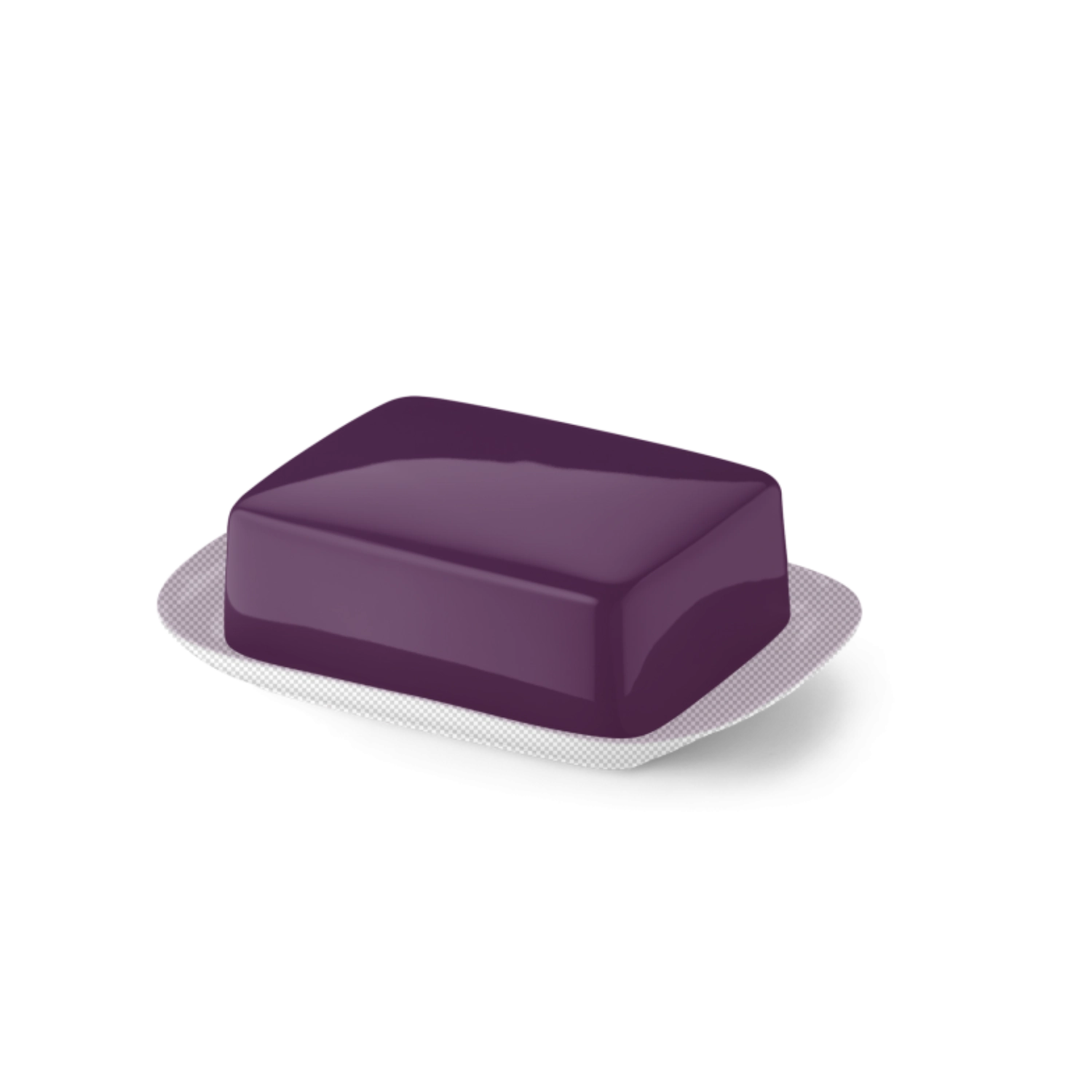 Solid Color beurrier supérieur prune