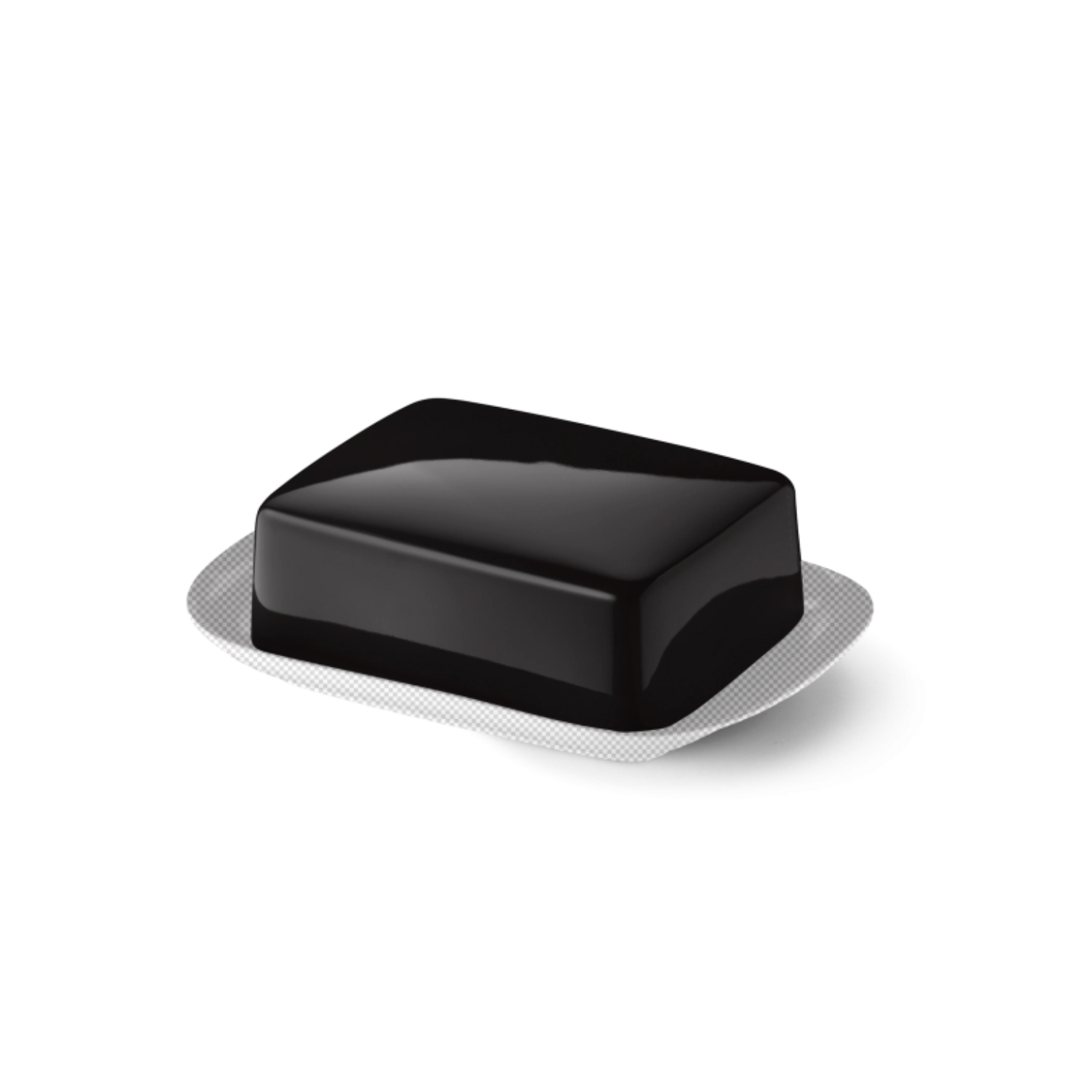 Solid Color beurrier supérieur noir