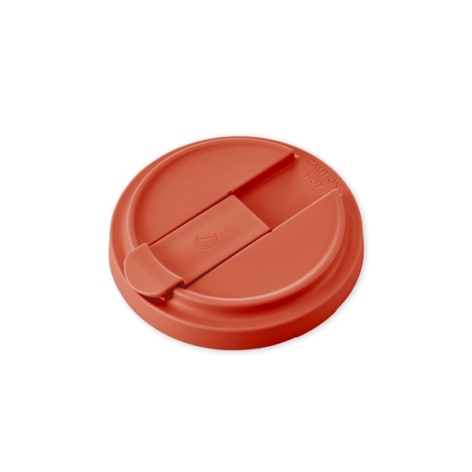 Solid Color couvercle coffee to go gobelet corail