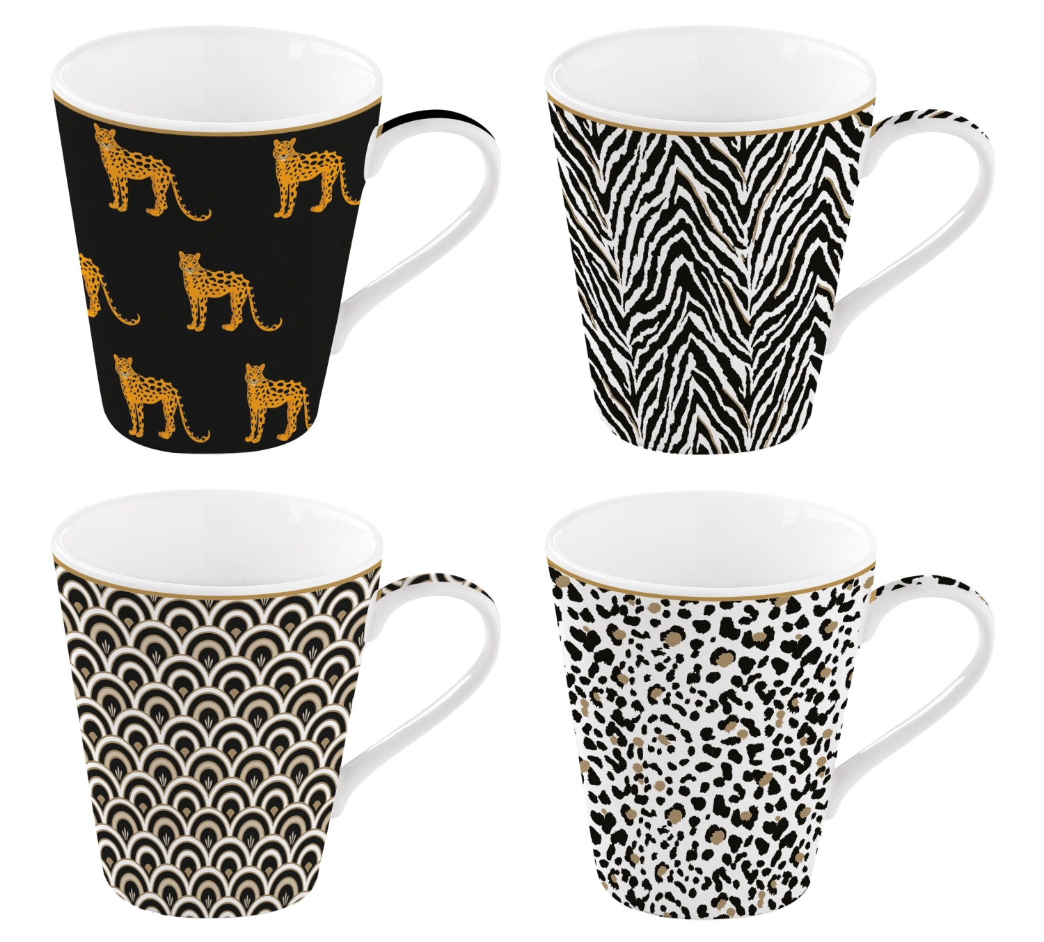 Set de 4 tasses à café Coffee Mania en , Savanna, 300ml