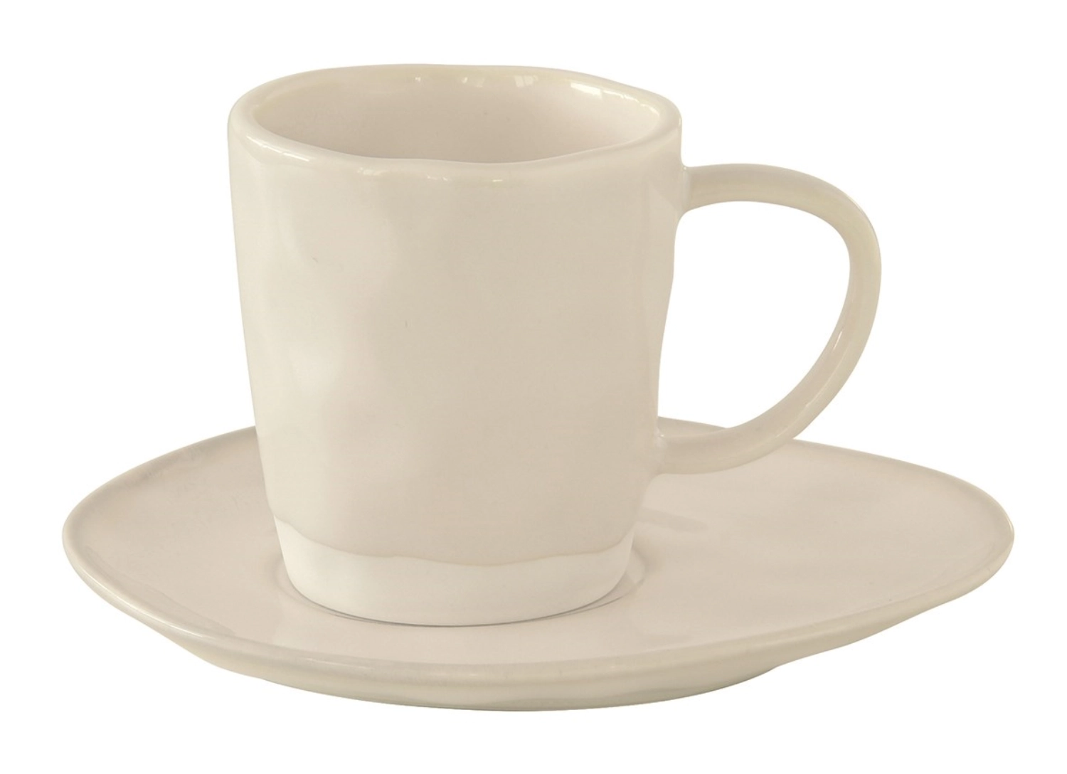 Tasse à café a. soucoupe Porcelaine 250ml interiors white