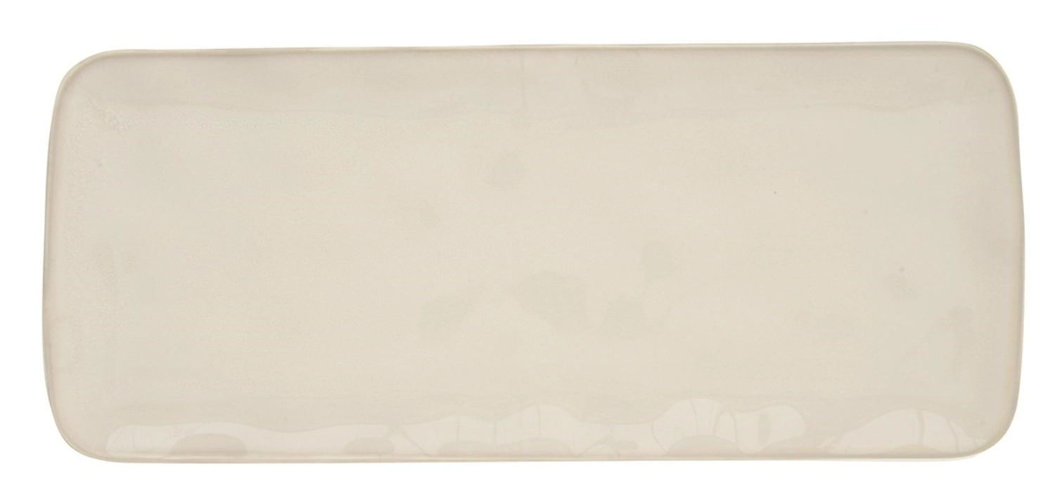 Plat rectangulaire Porcelaine 36x16cm interiors white