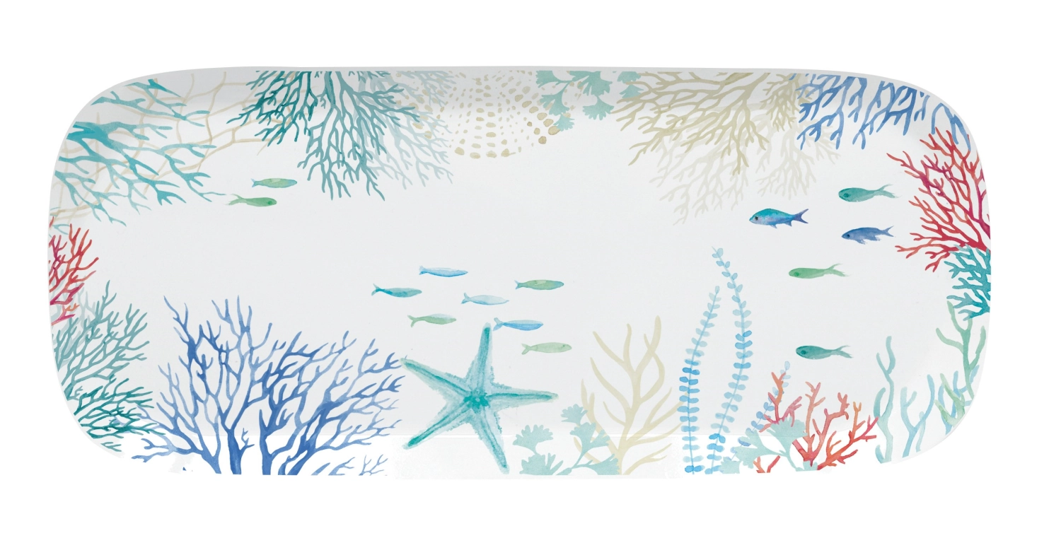 Under the sea plateau de service 40 x 17.5cm