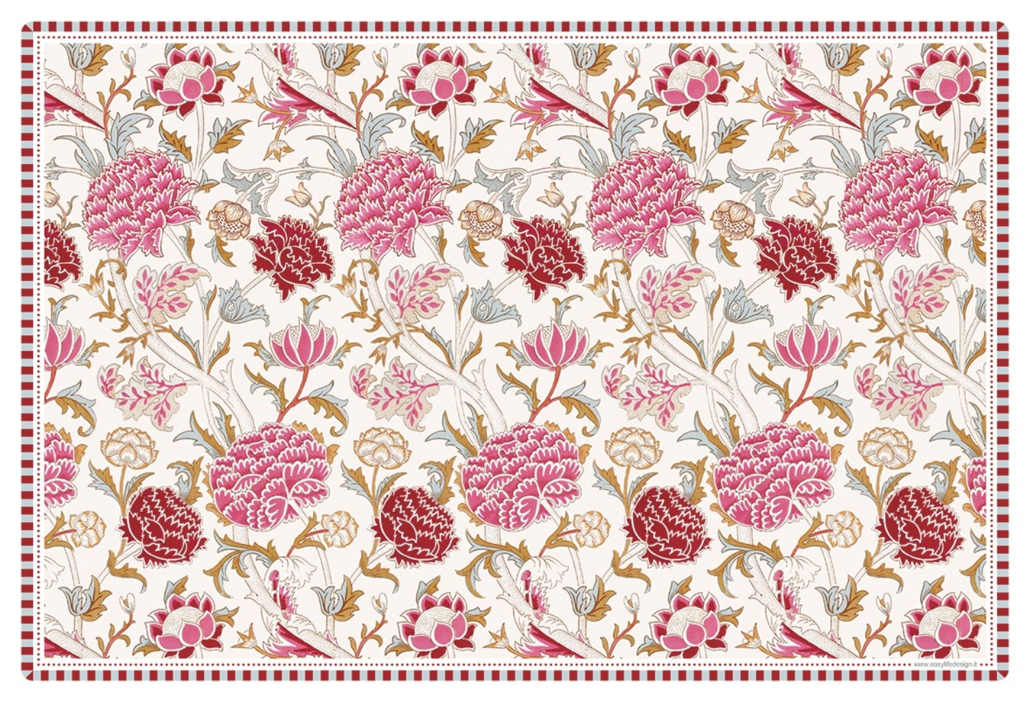 William morris rose set de table, 45x30cm