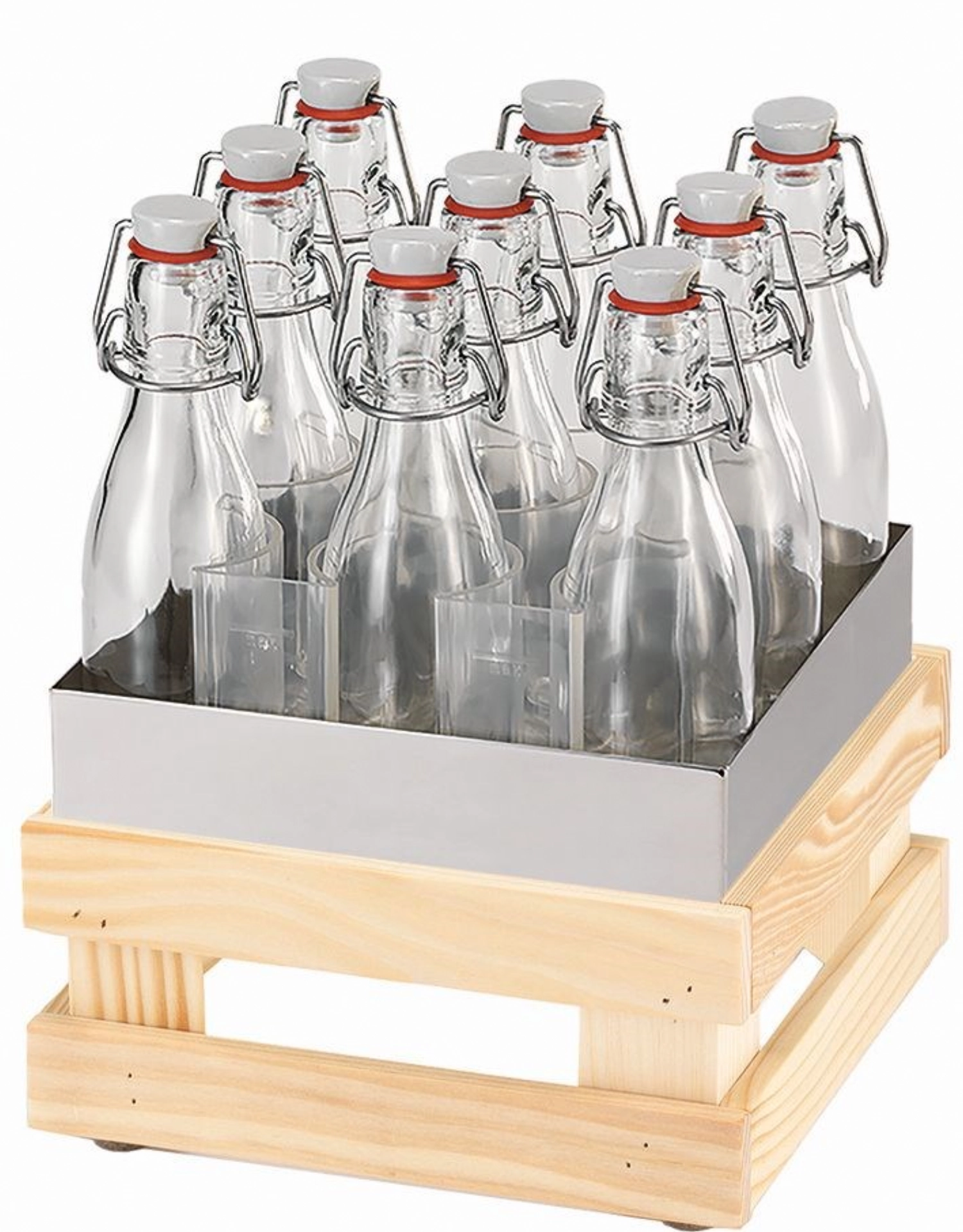 Set RAISER Boissons Pied en S en épicéa H29cm, 9 branches.