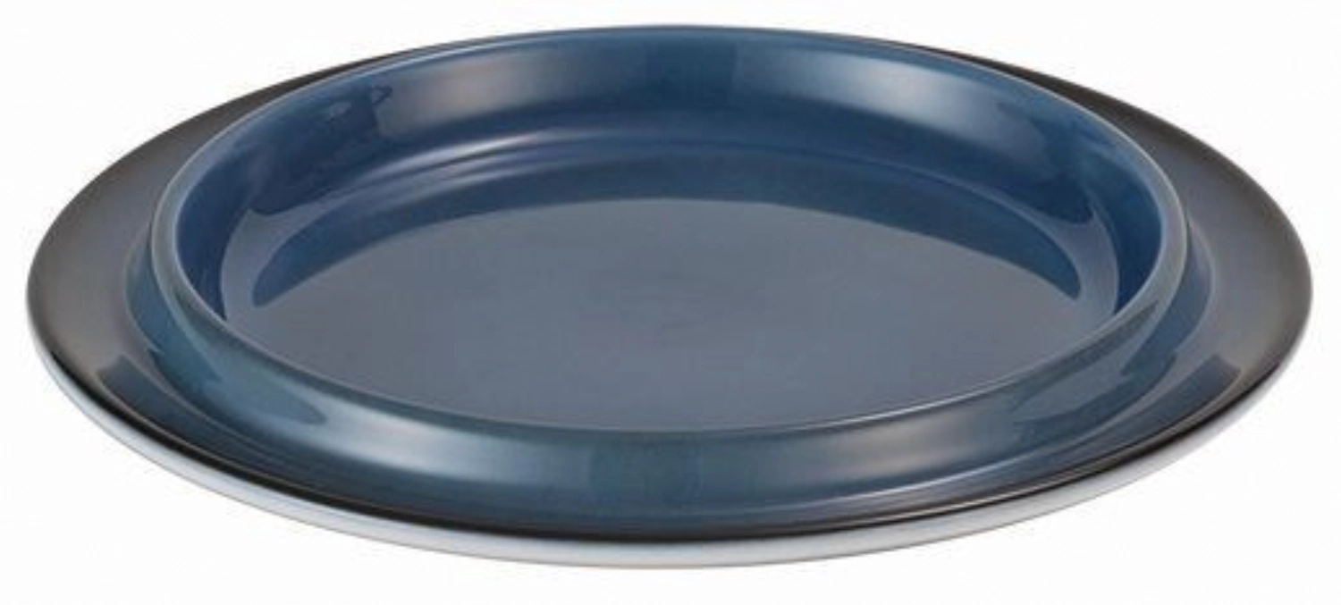 SPARE Plaque en porcelaine bleue 230mm