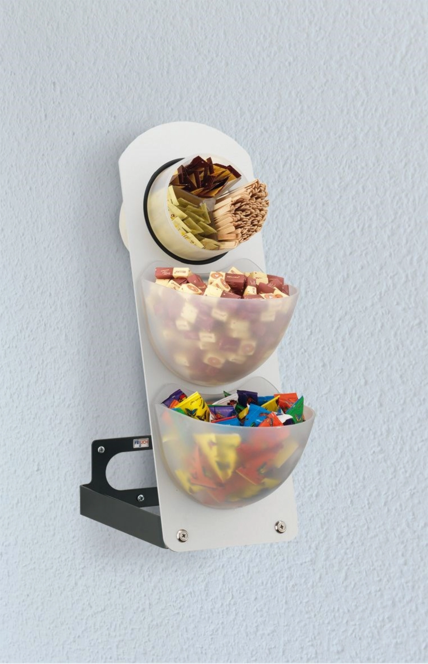 GASTRO Vario Rack paroi arrière pour 3 présentoirs, protecti