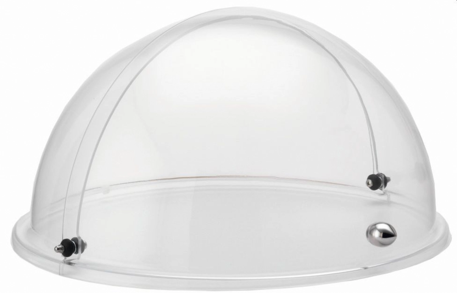 Rolltop-Haube D40cm, Edelstahlgriff