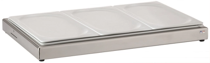 UNISON Plaque fraîcheur GN a. trois plaques 1/3 GN