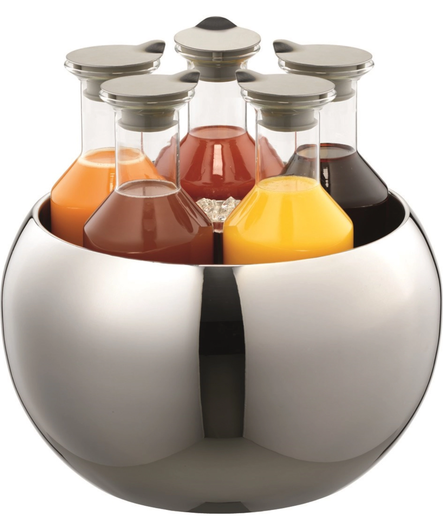 CARAFINE Getränke-Set Quintet 5x1.2l Kunststoffkaraffe