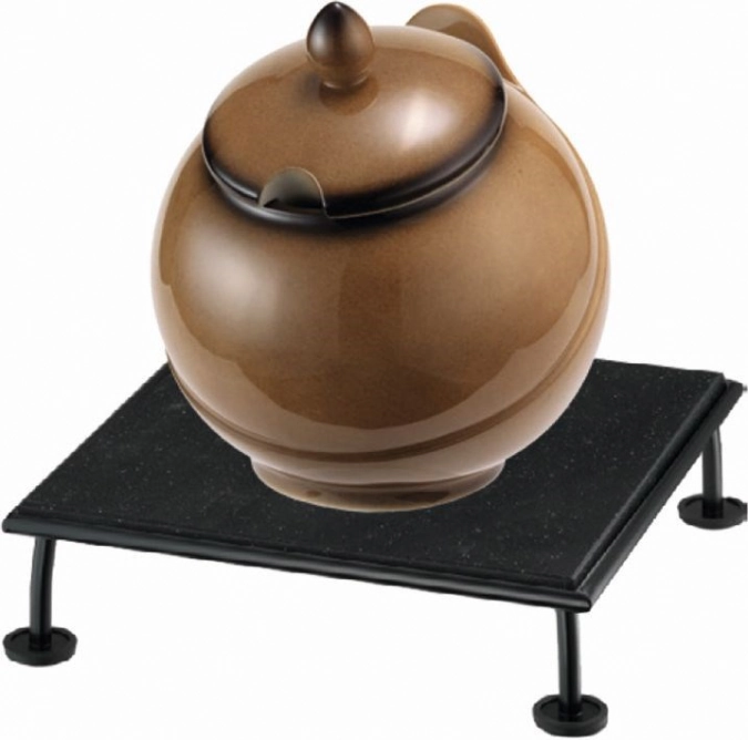 RAISER Buffet Bowl Med. 23 x 23 gris Pied S Black Steel