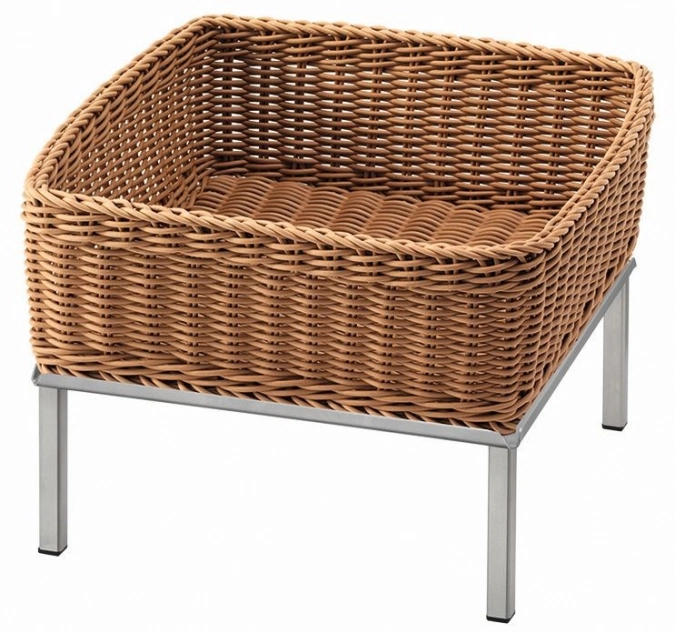 RAISER Corbeille à pain 33x33cm beige Pied M Corbeille en ac