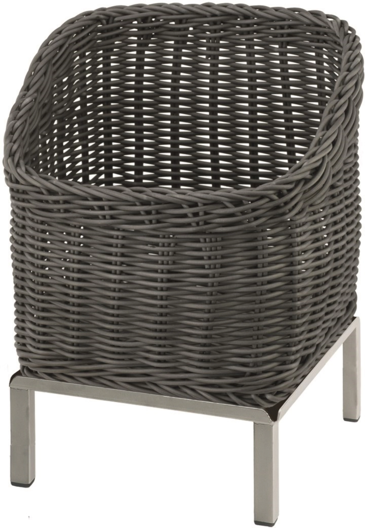 RAISER Corbeille à pain 23x23cm grey Pied en S Corbeille en