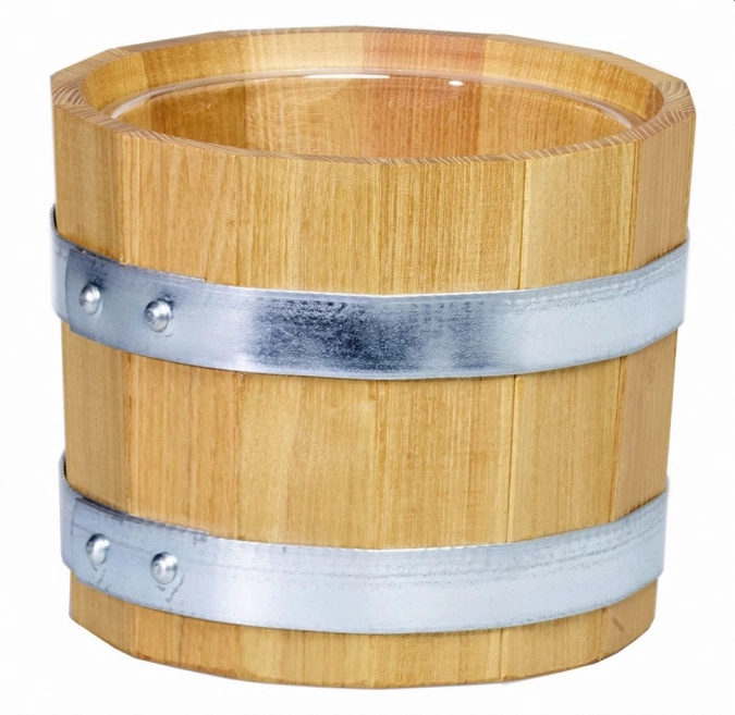 CARAFINE Set à boissons Solo Nature Tonneau en bois de robin