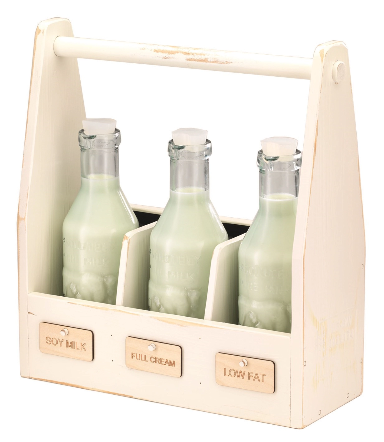 CARAFINE Coffret boissons Trio Vintage Support en bois