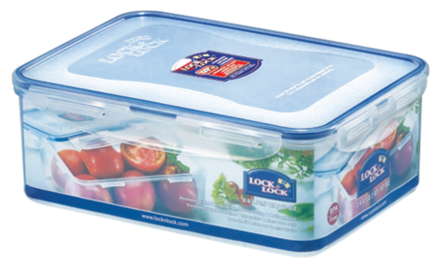 Boîte à provisions rectangulaire 2.6lt 24.8x18x9.3cm