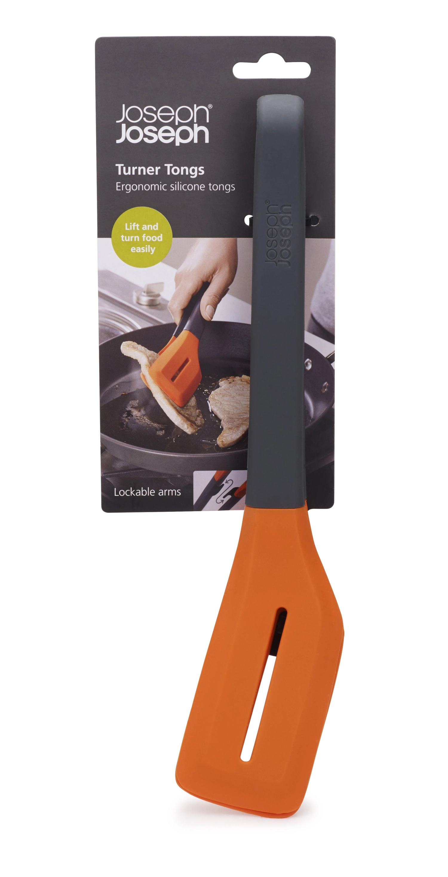 Pince à retourner, gris orange, 30x6.5x2.8 cm