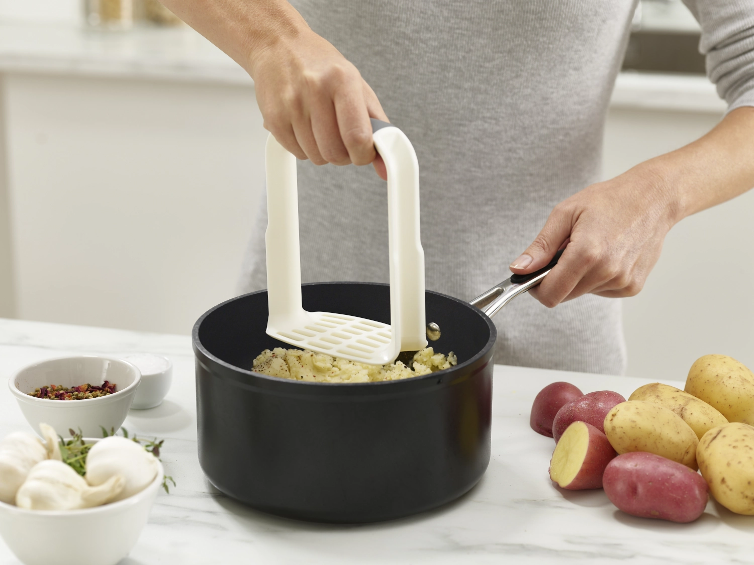 Easy-Mash Ergonomischer Kartoffelstampfer