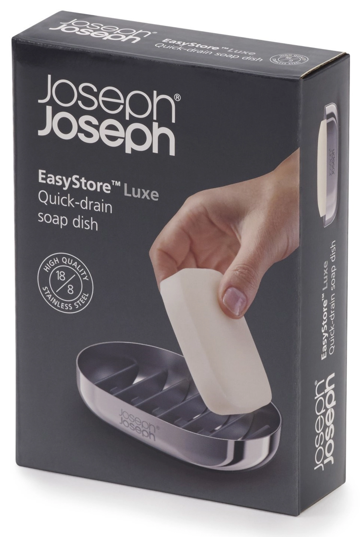 Easystore luxe porte-savon acier inoxydable